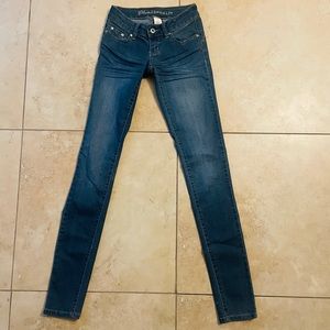 Like New Blue Asphalt Skinny Jeans 0 Long